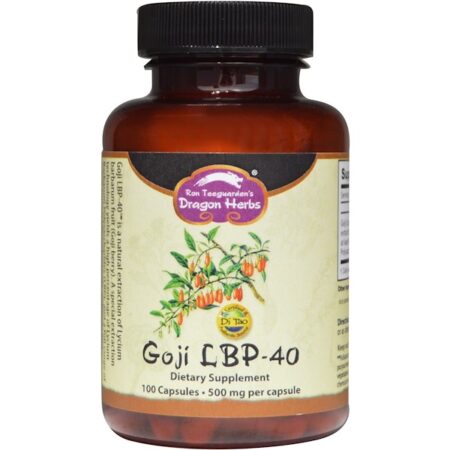 Dragon Herbs, Goji LBP-40, 500 mg, 100 Cápsulas