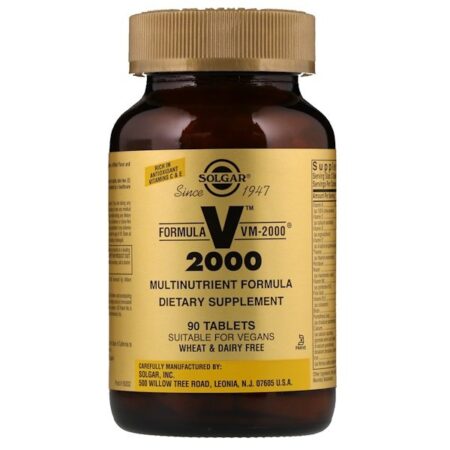 Solgar, Formula VM-2000, Fórmula Multinutriente, 90 Comprimidos