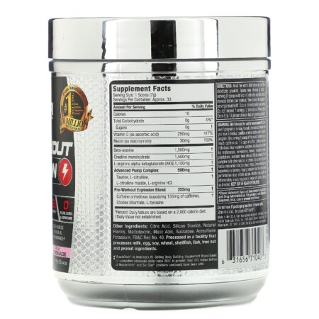 Six Star, Pre-Workout Explosion, Limonada Rosa, 210 g (7,41 oz) - Image 2