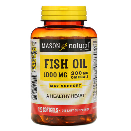 Mason Natural, Fish Oil, 1,000 mg, 120 Softgels