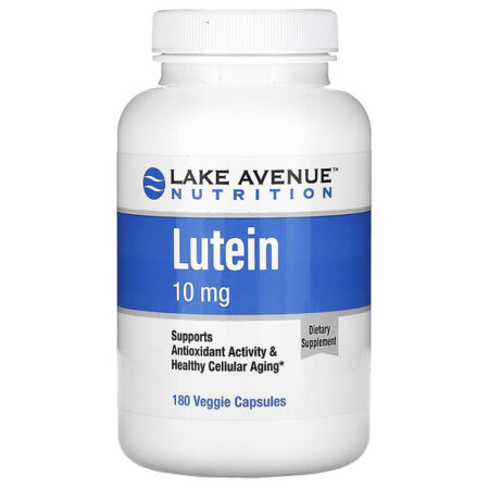 Lake Avenue Nutrition, Luteína, 10 mg, 180 Cápsulas Vegetais