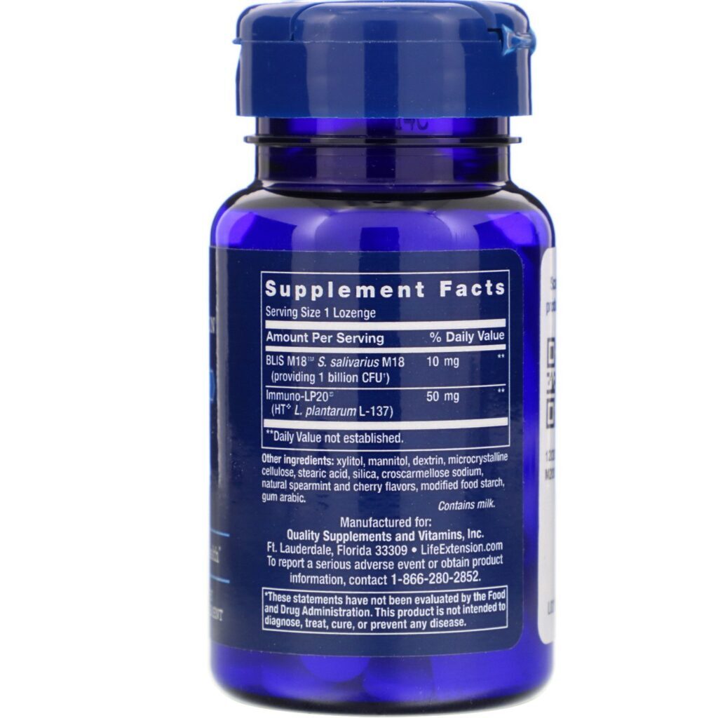 Life Extension, Higiene Oral Florassist, 30 Pastilhas - Imagem 2