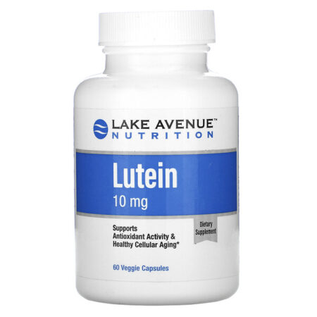 Lake Avenue Nutrition, Luteína, 10 mg, 60 Cápsulas Vegetais