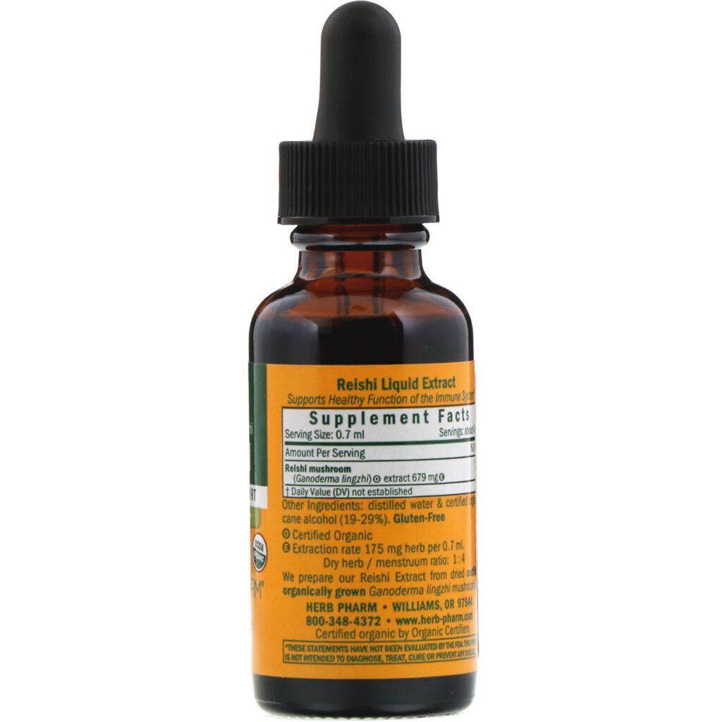 Herb Pharm, Reishi, 30 ml (1 fl oz) - Imagem 2