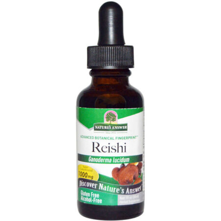 Nature's Answer, Reishi, Sem álcool, 1000 mg, 1 fl oz (30 ml)