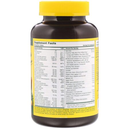 Nature's Plus, Fonte de Vida, Suplemento Multivitamínico e Multimineral, 180 Comprimidos - Image 2