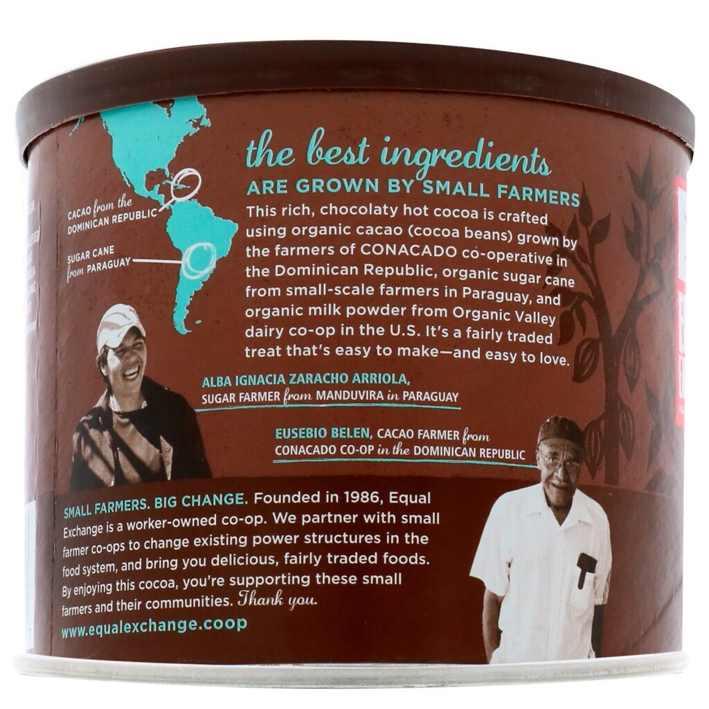 Equal Exchange, Chocolate Quente Orgânico, 12 oz (340 g) - Imagem 2