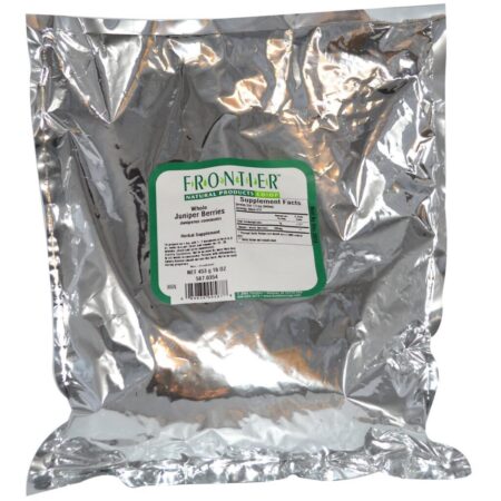 Frontier Natural Products, Frutos de Zimbro Inteiros, 16 oz (453 g) - Imagem 2
