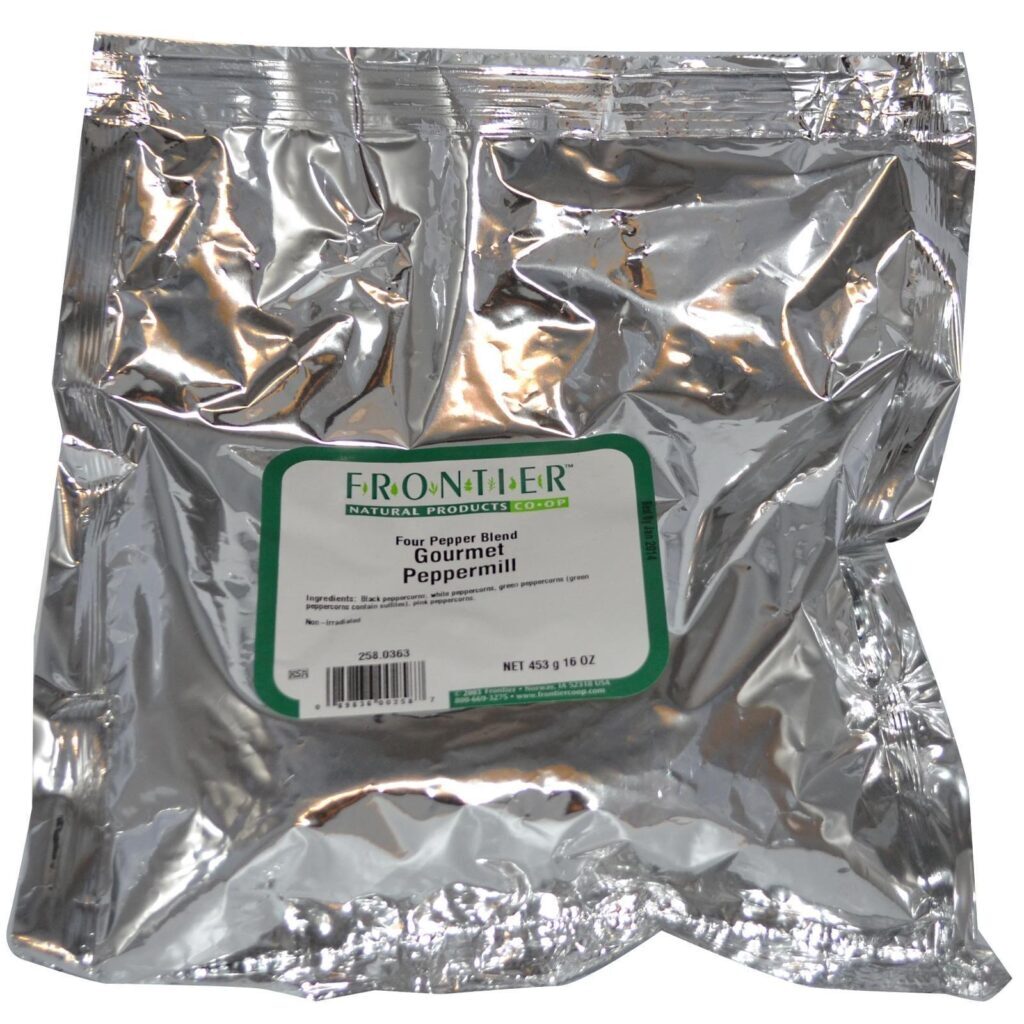 Frontier Natural Products, Mistura Orgânica Gourmet de Quatro Pimentas Moinho de Pimenta, 16 oz (453 g) - Imagem 2