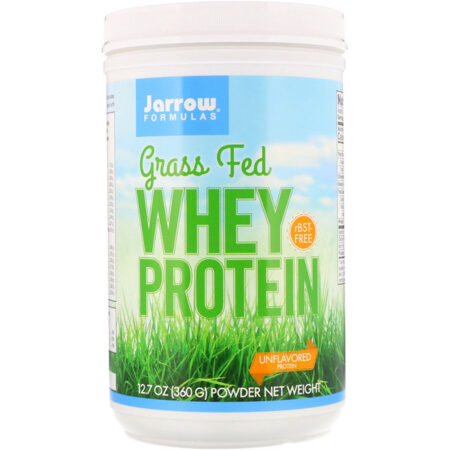 Jarrow Formulas, Proteína de Whey de Gado Criado no Pasto, Sem Sabor, 12,7 oz. (360 g.)