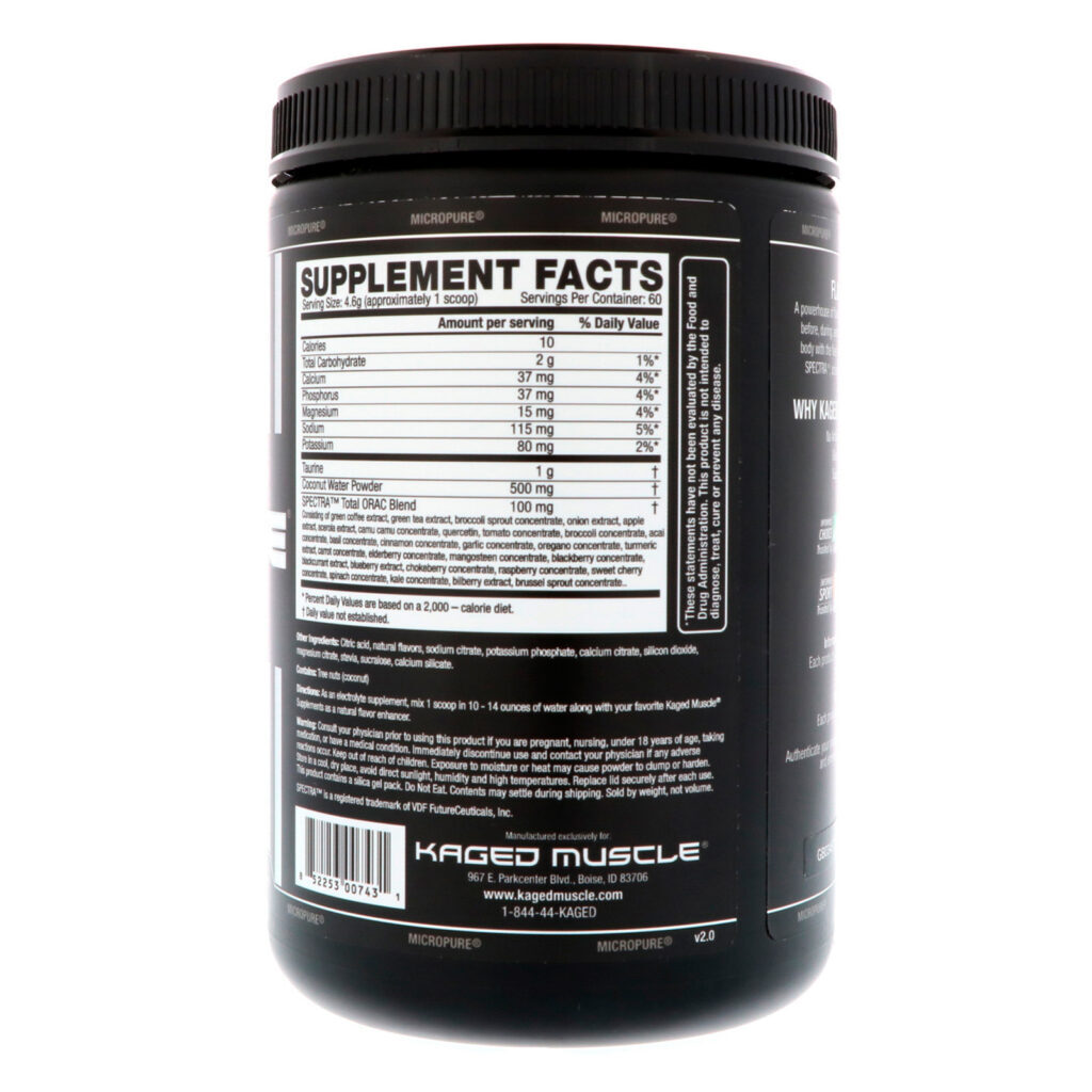 Kaged Muscle, Hydra-Charge, Orange Mango, 9.73 oz (276 g) - Imagem 2