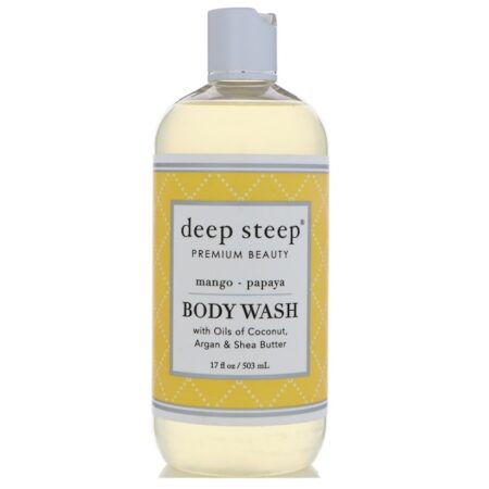 Deep Steep, Sabonete Líquido, Manga e Mamão, 503 ml