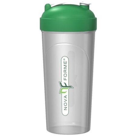 NovaForme, Leak-Proof Shaker, BPA-FREE Bottle with Vortex Mixer, 25 oz (700 ml)