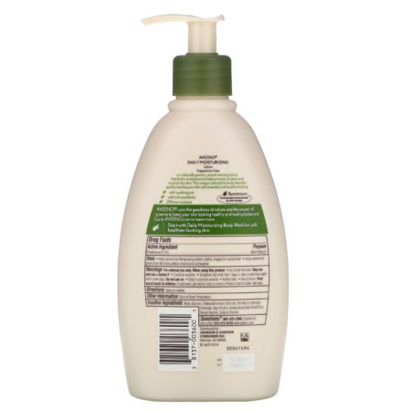 Aveeno, Active Naturals, Loção Daily Moisturizing, Sem Fragrância, 354 ml (12 fl oz) - Image 2