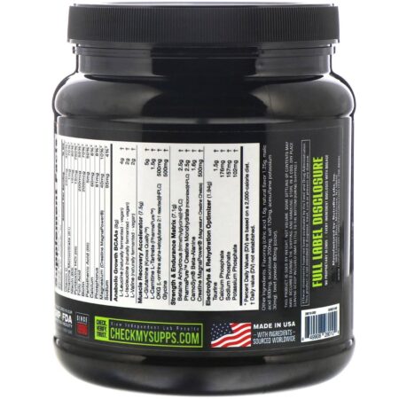 NutraBio Labs, Reload Recovery Matrix, Strawberry Lemon Bomb, 1.91 lb (868 g) - Image 3