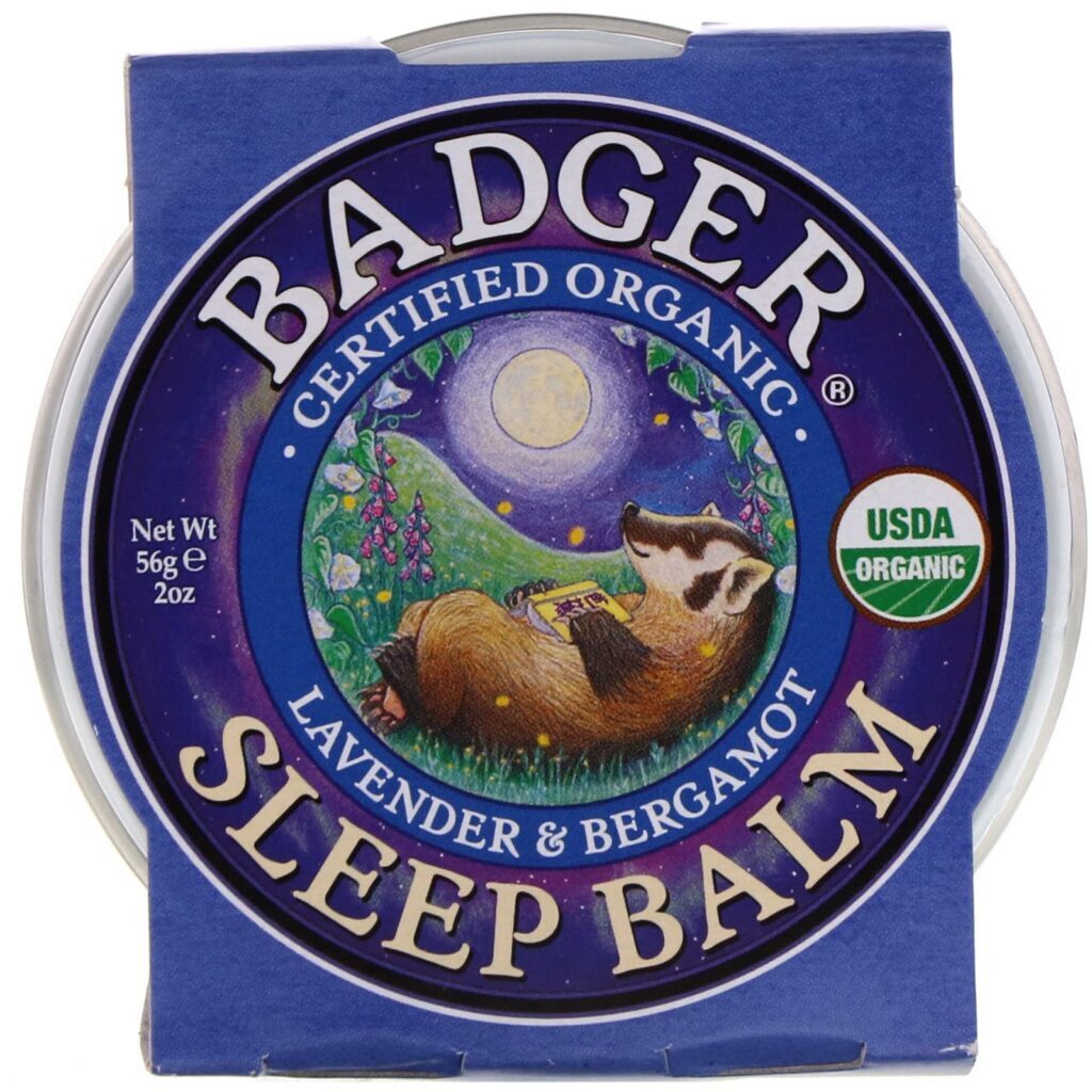 Badger Company, Organic Sleep Balm, Lavender & Bergamot, 2 oz (56 g) - Imagem 2