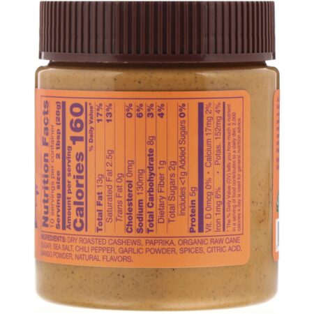 Now Foods, Ellyndale Naturals, Infusões de Castanhas, Manteiga de Castanha-de-Caju com Manga e Pimenta Chili, 10 oz (284 g) - Image 2