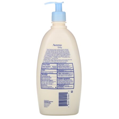 Aveeno, Baby, Loção Hidratante Diária, Sem Fragrância, 532 ml (18 fl oz) - Image 2