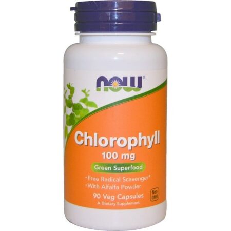 Now Foods, Chlorophyll, 100 mg, 90 Veg Capsules