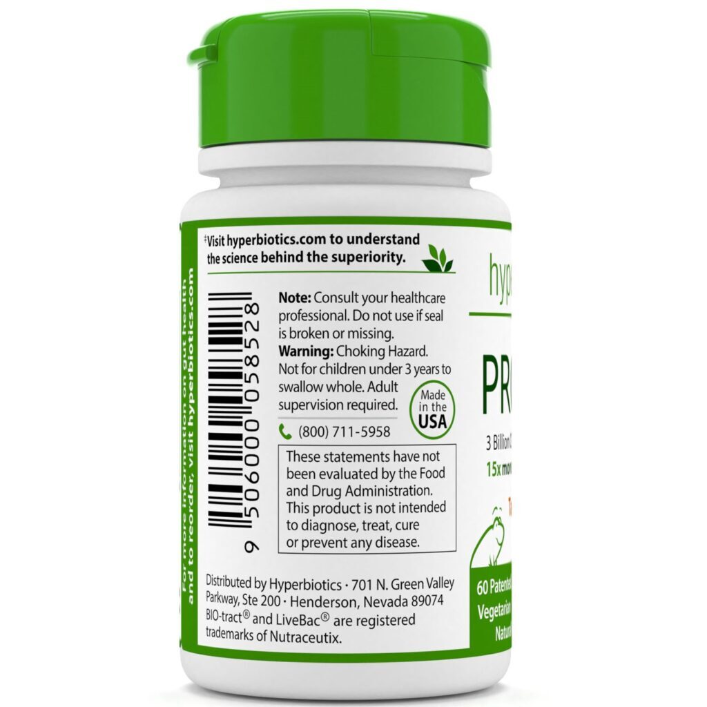 Hyperbiotics, PRO-Kids, Sem Açúcar, Laranja Picante, 60 Micropérolas - Imagem 3