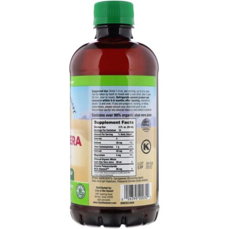 Lily of the Desert, Aloe Vera Gel, Whole Leaf Filtered, 32 fl oz (946 ml) - Imagem 2