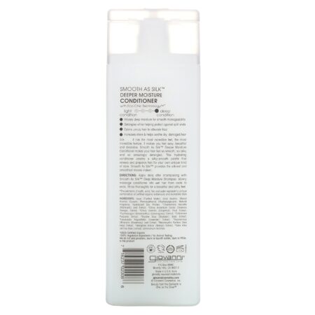 Giovanni, Smooth As Silk, Condicionador de Hidratação Profunda, 250 ml (8,5 fl oz) - Image 2