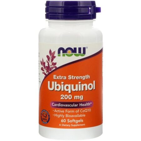 Now Foods, Unibiquinol, Extra Forte, 200 mg, 60 Cápsulas Gelatinosas