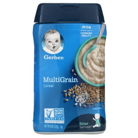 Gerber, Cereais Multigrãos, 8 oz (227 g)