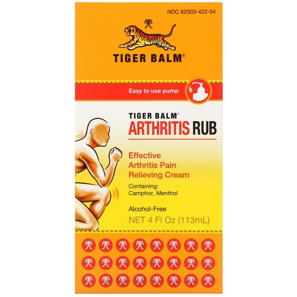 Tiger Balm, Massageador para Artrite, Sem álcool, 4 fl oz (113 ml) - Imagem 2