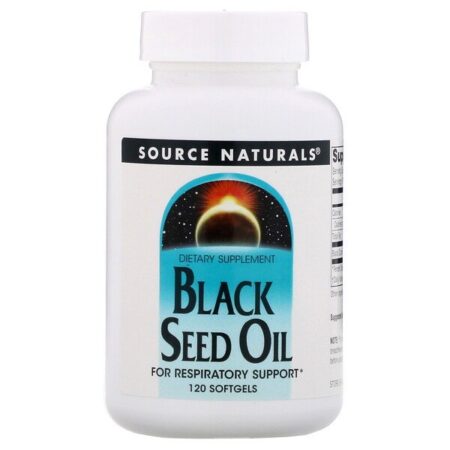 Source Naturals, Óleo de Cominho Preto, 120 Cápsulas Softgel