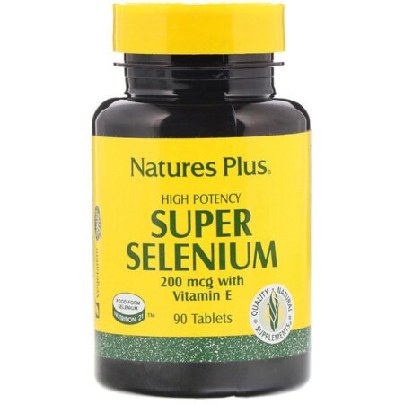 Nature's Plus, Super Selênio, 200 mcg, 90 Comprimidos