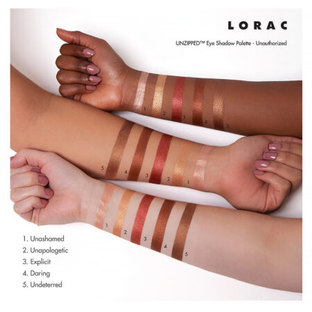 Lorac, Paleta de sombra Unzipped Unauthorized com pincel com duas extremidades, 10,5 g - Image 5