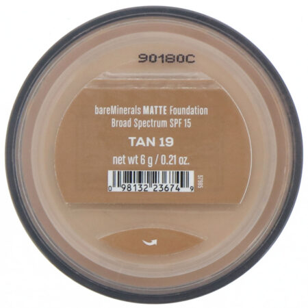 bareMinerals, Base matte, FPS 15, Bronzeado 19, 6 g - Image 2