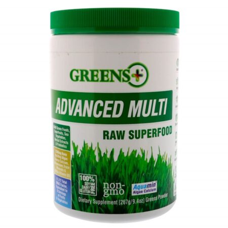 Greens Plus, Superalimento Puro Multi Avançado, 276 g (9,4 oz) de Pó Verde