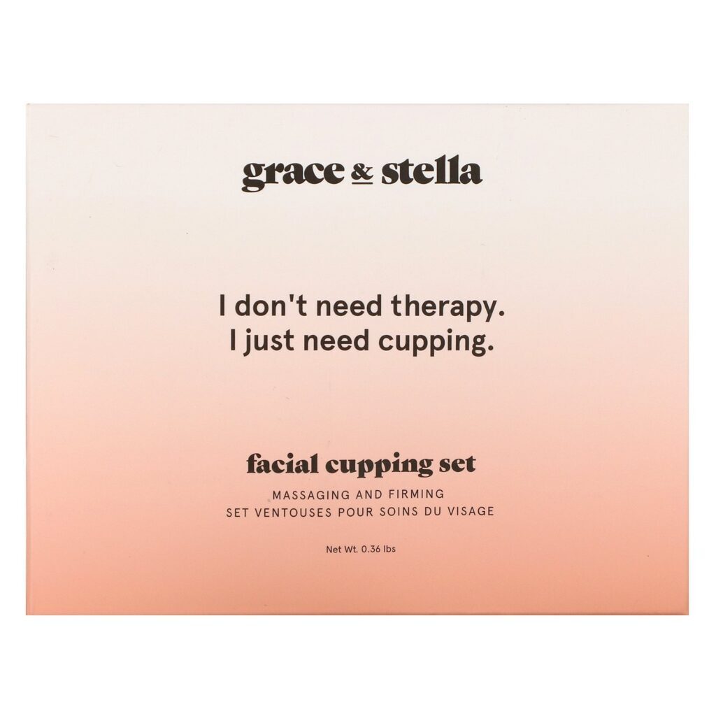 Grace & Stella, Facial Cupping Set, 0.36 lbs - Imagem 2