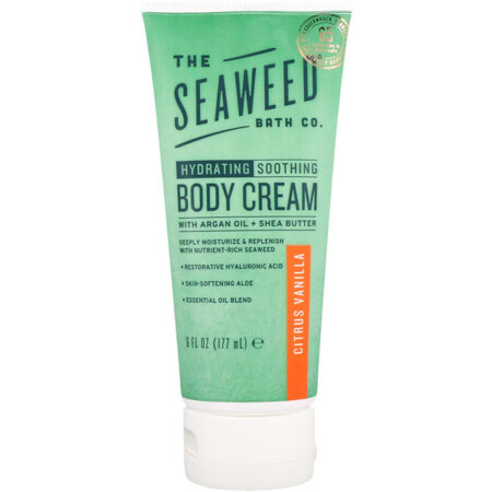 The Seaweed Bath Co., Creme Hidratante Relaxante para o Corpo, Frutas Cítricas e Baunilha, 6 fl oz (177 ml)