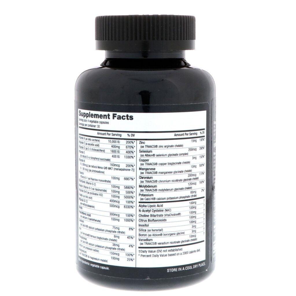 NutraBio Labs, Fórmula MultiSport para Homens, 120 V-Caps - Imagem 2