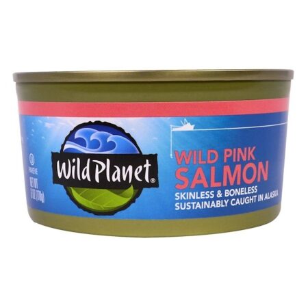 Wild Planet, Salmão Rosa Selvagem do Alasca, 170 g (6 oz)