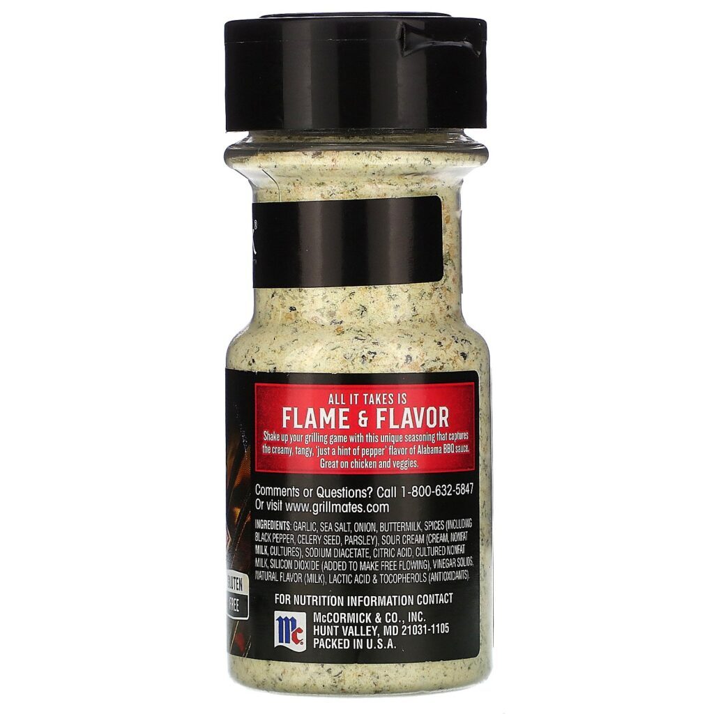 McCormick Grill Mates, Alabama BBQ Seasoning, 3oz (85 g) - Imagem 2