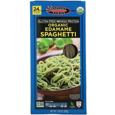 Seapoint Farms, Espaguete Edamame Orgânico, 7,05 oz (200 g)