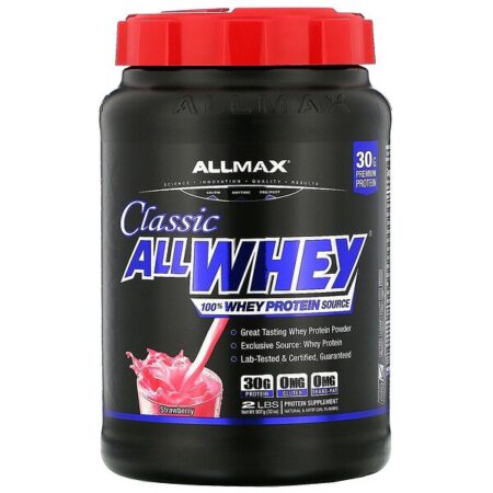 ALLMAX Nutrition, AllWhey Classic, 100% Whey Protein, Morango, 2 lbs (907 g)