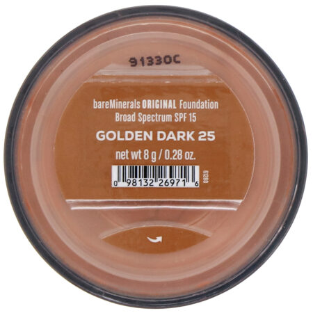 bareMinerals, Base Original, FPS 15, Escuro dourado 25, 8 g - Image 2