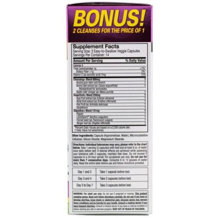 Purely Inspired, 100% Pure 7-Day Cleanse, 42 Easy-to-Swallow Veggie Capsules - Imagem 2