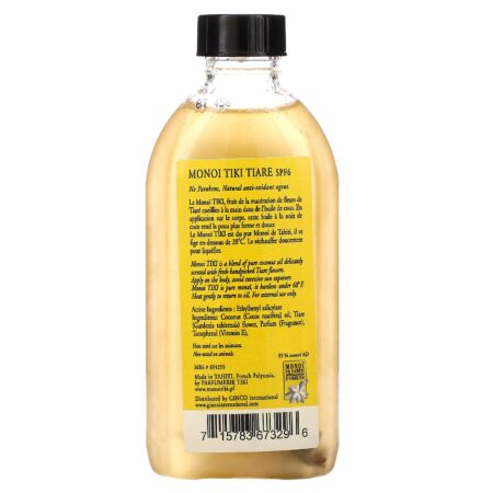 Monoi Tiare Tahiti, Óleo Bronzeador Solar, FPS 6, 120 ml (4 fl oz) - Image 2