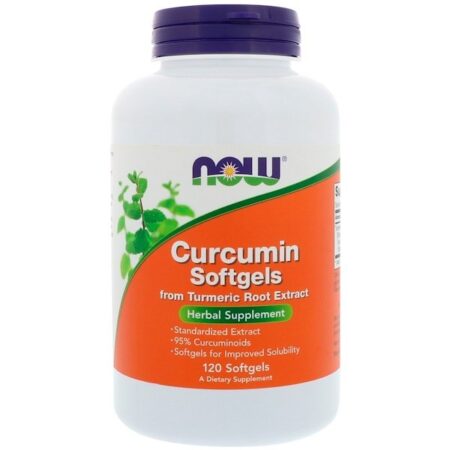 Now Foods, Curcumina, 120 Cápsulas Softgel