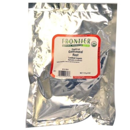 Frontier Natural Products, Raiz Orgânica de Goldenseal em Pó, 4 oz (113 g) - Imagem 2