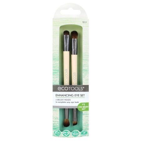 EcoTools, Enhancing Eye Set, 4 Brush Heads - Image 2