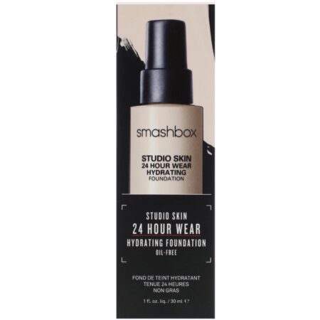 Smashbox, Studio Skin 24 Hour Wear Hydrating Foundation, 0.3 Fair with Neutral Undertone, 1 fl oz (30 ml) - Image 2