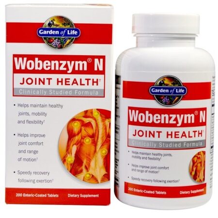 Wobenzym N, Joint Health, 200 Comprimidos com Revestimento Entérico