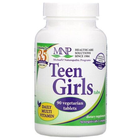 Michael's Naturopathic, Comprimidos para Meninas Adolescentes, Multivitaminas Diárias, 90 Comprimidos Vegetarianos